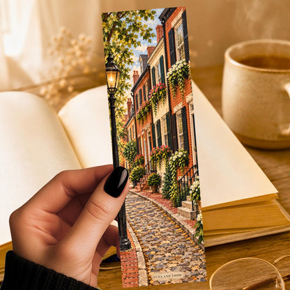Georgetown Rowhouse Bookmark | DC Reader Gift | Historic Street Page Marker | Book Lover Gift