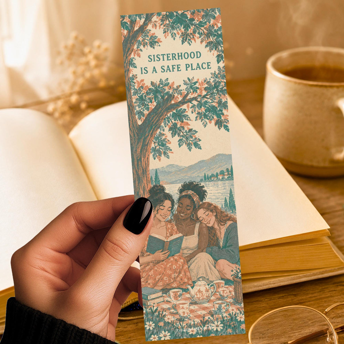 Sisterhood Bookmark | Best Friend Gift | Book Club Page Marker | Female Friendship Gift