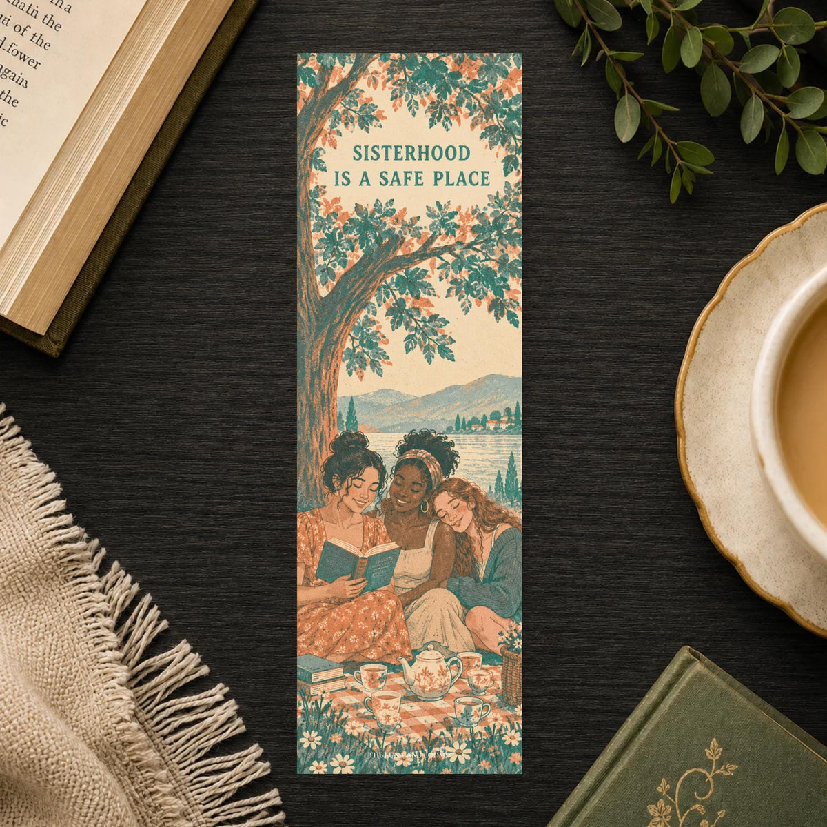 Sisterhood Bookmark | Best Friend Gift | Book Club Page Marker | Female Friendship Gift